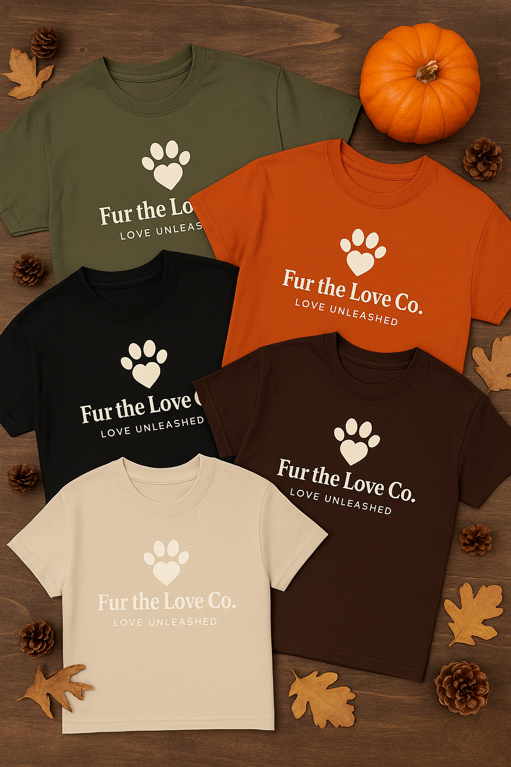 Fur the Love Co.™ “Love Unleashed” Unisex Heavy Cotton Tee